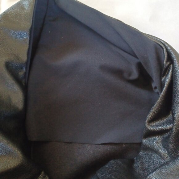 Commando Faux Leather Leggings Black Control Control Top High Waist Size L - Picture 8 of 11